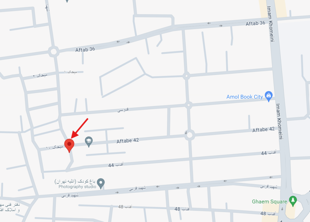 ادرس دفتر مداخ